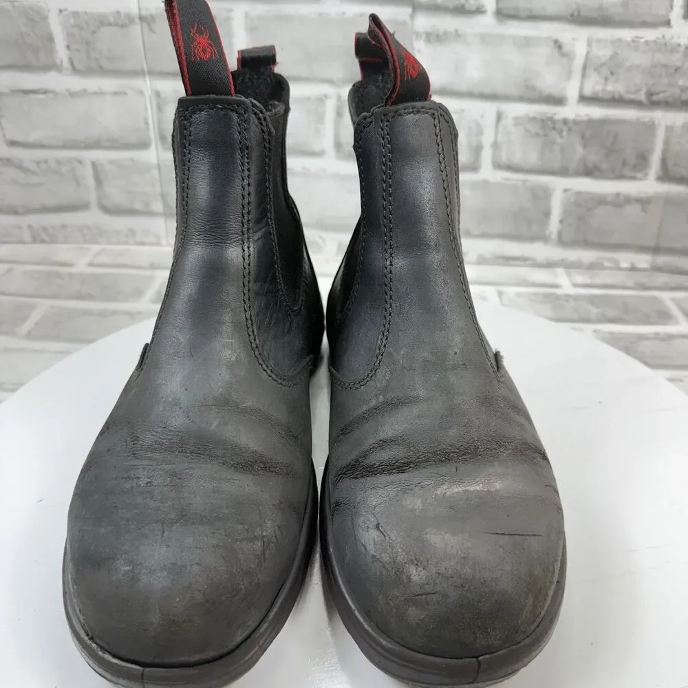 REDBACK BOBCAT UBBK SOFT TOE BOOTS BLACK OIL KIP - US Size 8.5 Men Black Leather